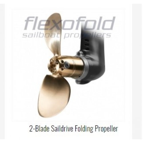 Flexofold Classic Sail Drive Propeller 16" X 2 Blade