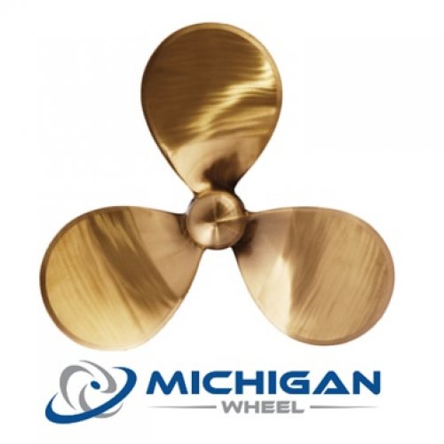 Michigan Machine Pitch Propeller Bronze 13" Diameter