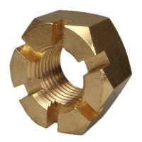 Bronze Propeller Castle Nut 1.500"