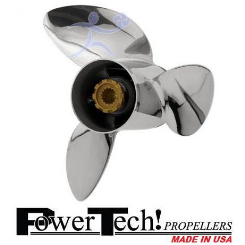13.25 x 17 Pitch Saturn Stainless Steel Prop 40-140 Evinrude Johnson Outboard 