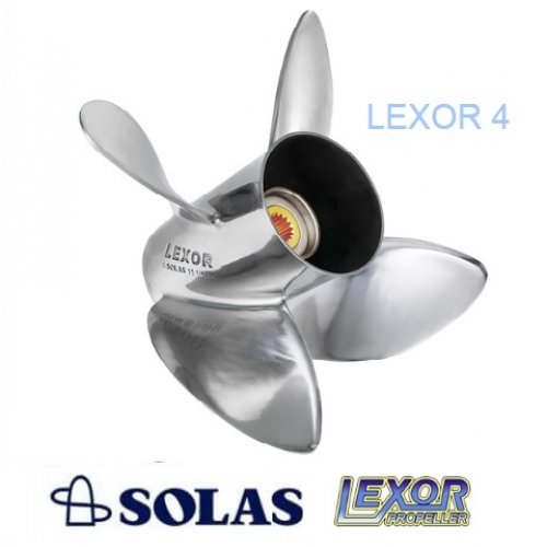 SOLAS 1551-148-20 Aluminum Boat Propeller - Universal Fit Replacement