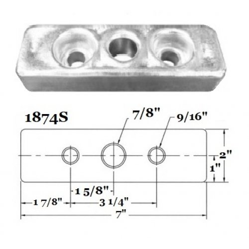 Fernstrum Heat Exchanger Anode 1874S