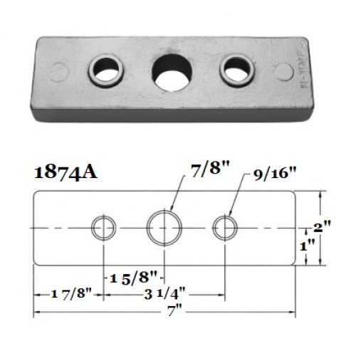 Fernstrum Heat Exchanger Anode 1874A