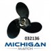 Michigan Aluminum Propeller 20hp Mercury