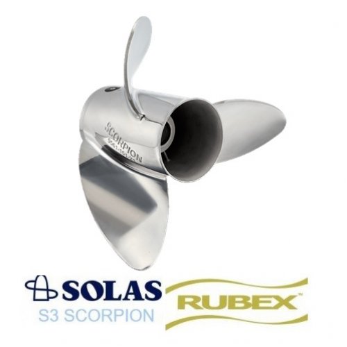 Solas Scorpion Rubex Propeller 90-300 HP Mercury